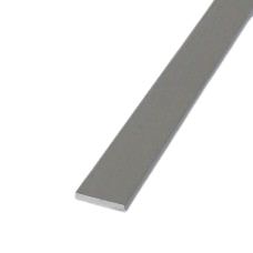 Profili piatti in alluminio anodizzato mm. 10x2