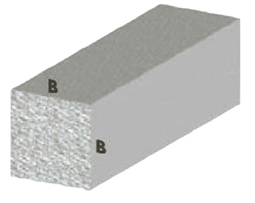 MECCAL QUADRO PIENO ALLUMINIO 10X10 OX.ARGENTO