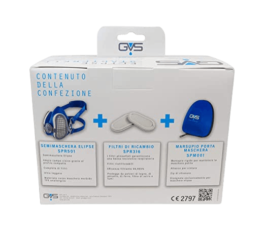 GVS SPM591 Respiratore Elipse P3 RD Starter Kit