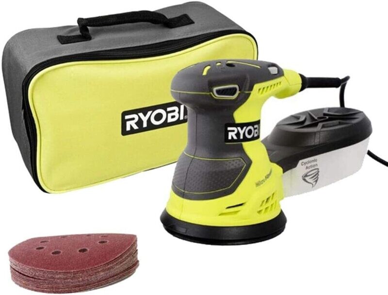 RYOBI LEVIGATRICE ROTO-ORBITALE 300W RYOBI LEVIGATRICE ROTO-ORBITALE 300W