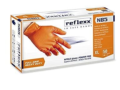 REFLEXX N85 GUANTI NITRILE ARANCIO