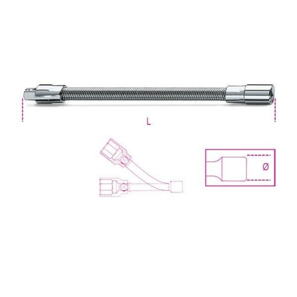 BETA 900FL 1/4" PROLUNGA FLESSIBILE