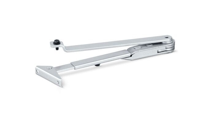 GEZE TS1000/1500 BRACCIO CON FERMO ARGENTO GEZE TS1000/1500 BRACCIO CON FERMO ARGENTO