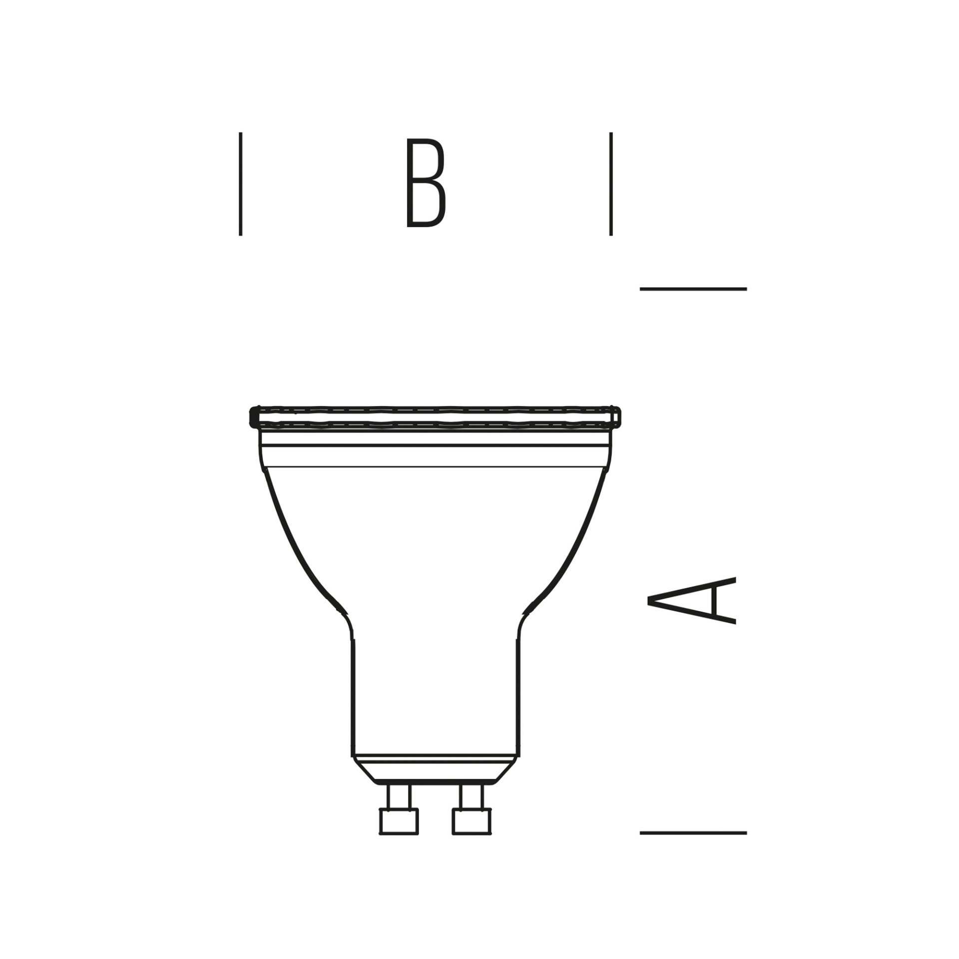 BOT FARETTO LED GU10 61WATT
