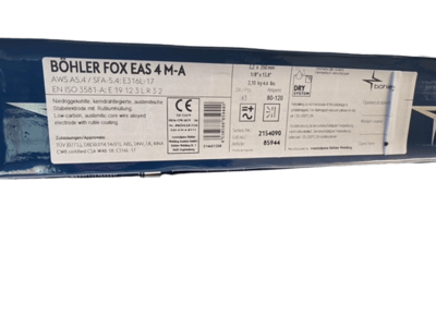 ELETTRODO FOX EAS 4 M-A E316L D.3,2 CONF.63pz cod.85944