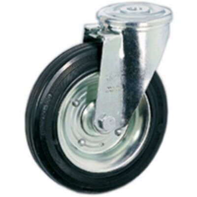 RUOTA GIREVOLE FORO PASSANTE DA 80 cod.537701