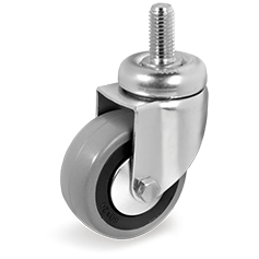 RUOTA PERNO D.60 GOMMA GRIGIA cod.376102