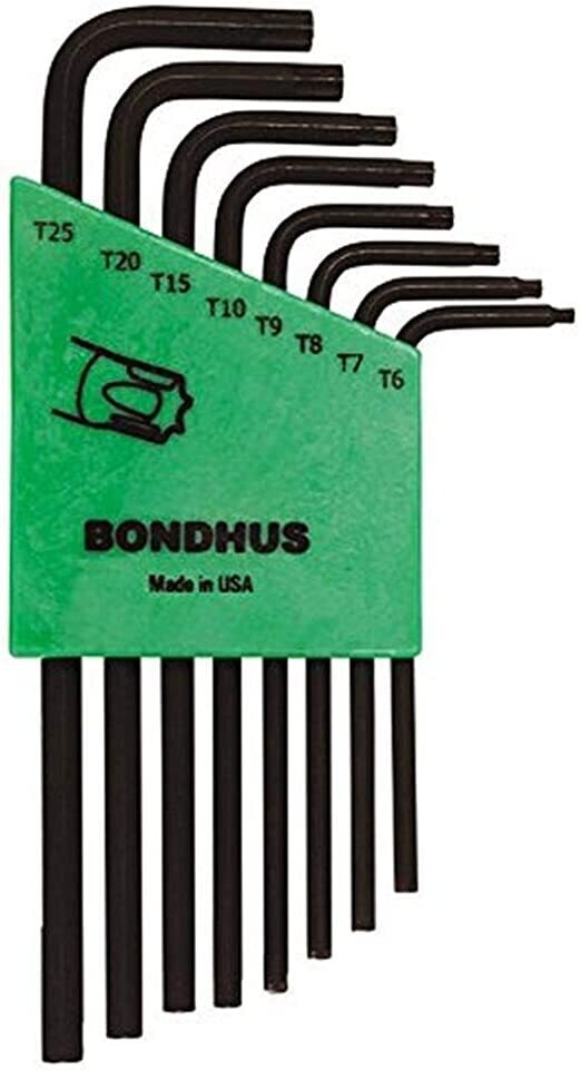 BONDHUS 31832 SET BRUGOLA TORX T6-T25 8PZ