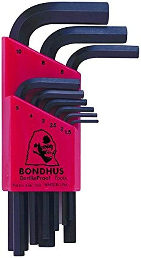 BONDHUS 12299 SET BRUGOLA 1,5-10 mm 9 PZ