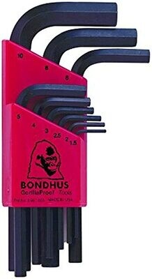 BONDHUS 12299 SET BRUGOLA 1,5-10 mm 9 PZ