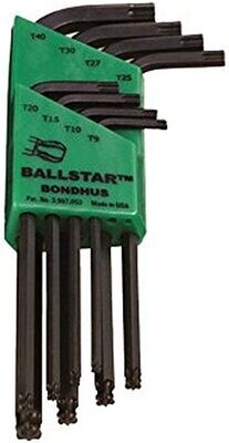 BONDHUS 11332 SET BRUGOLA TORX T9-T40 8PZ