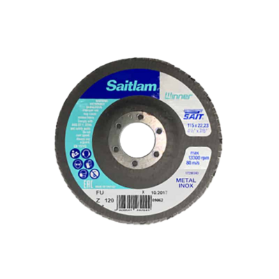 SAIT DISCO LAMELLARE 125 GRANA=40 ZIRCONIO SUPPORTO FIBRA