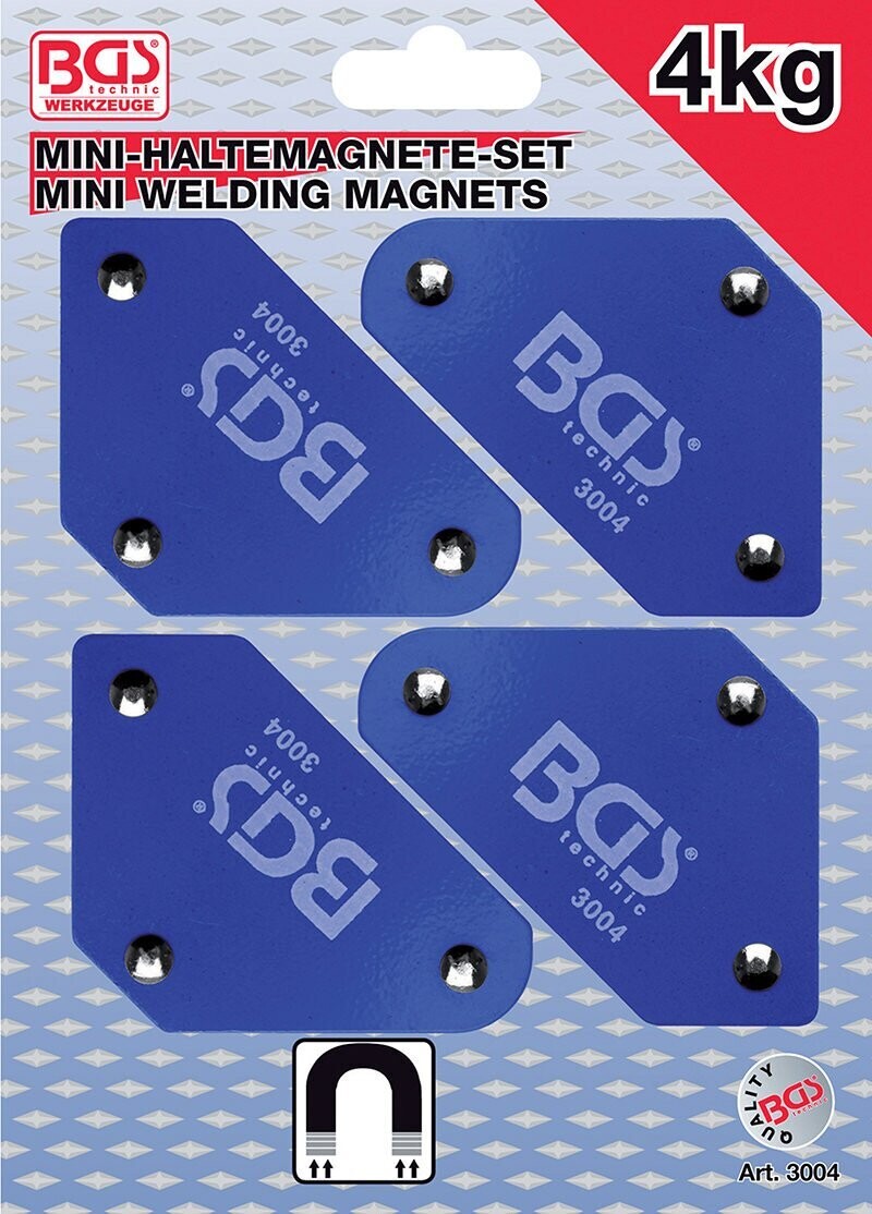 FERMEC BGS 3004 SET.4PZ SQUADRE MAGNETE