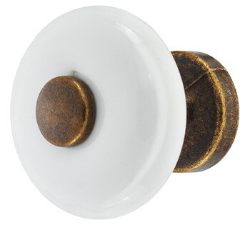 HAFELE POMOLO PORCELLANA BIANCO/ BRONZO 130.51.755