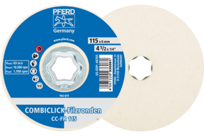 PFERD DISCO COMBICLICK FELTRO 115 cod.42003015