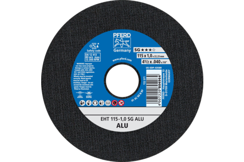 PFERD DISCO DA TAGLIO PER ALLUMINIO cod.8049