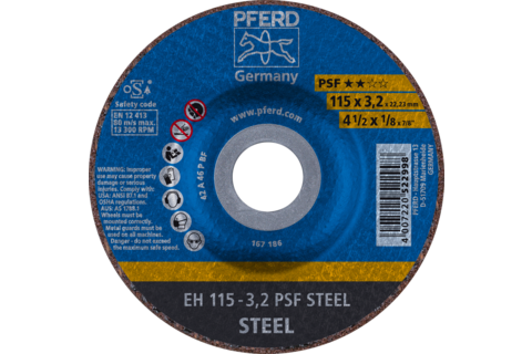 PFERD DISCO DA TAGLIO EH 115X3,2 PSF STEEL