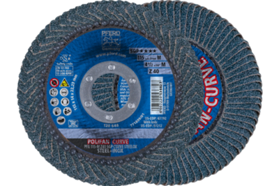 PFERD DISCO LAMELLARE SGP ZIRKON-CURVE MZ40 BLU