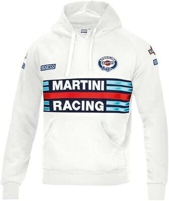 FELPA SPARCO MARTINI RACING, COLORE E TAGLIA: BIANCA TG.S