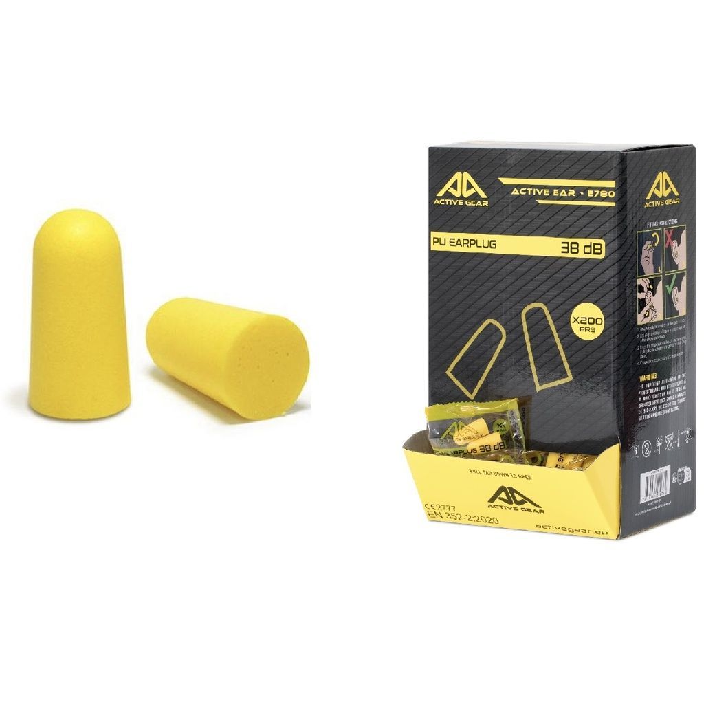 ACTIVE GEAR TAPPI AURICOLARI E780 FORMA CONICA SNR 38dB CONF. 200