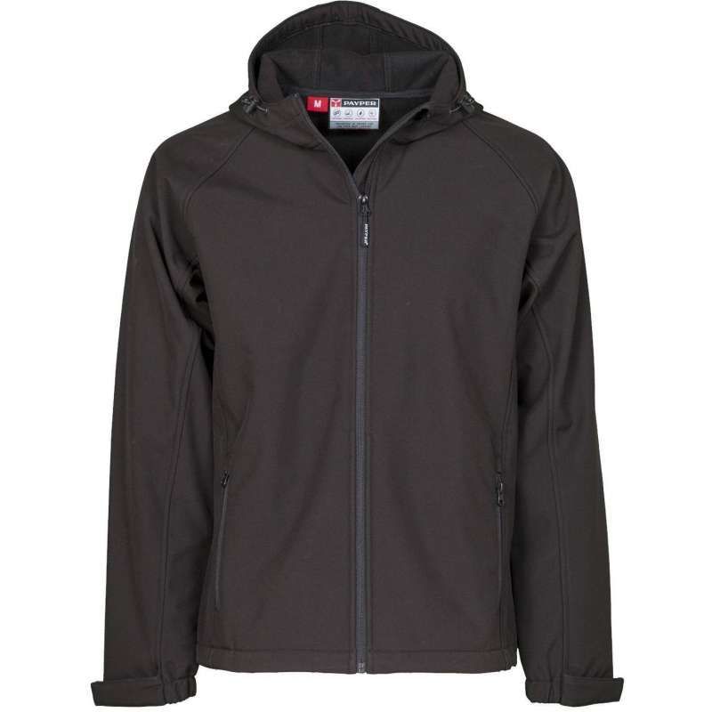 PAYPER GIACCA SOFTSHELL GALE NERO