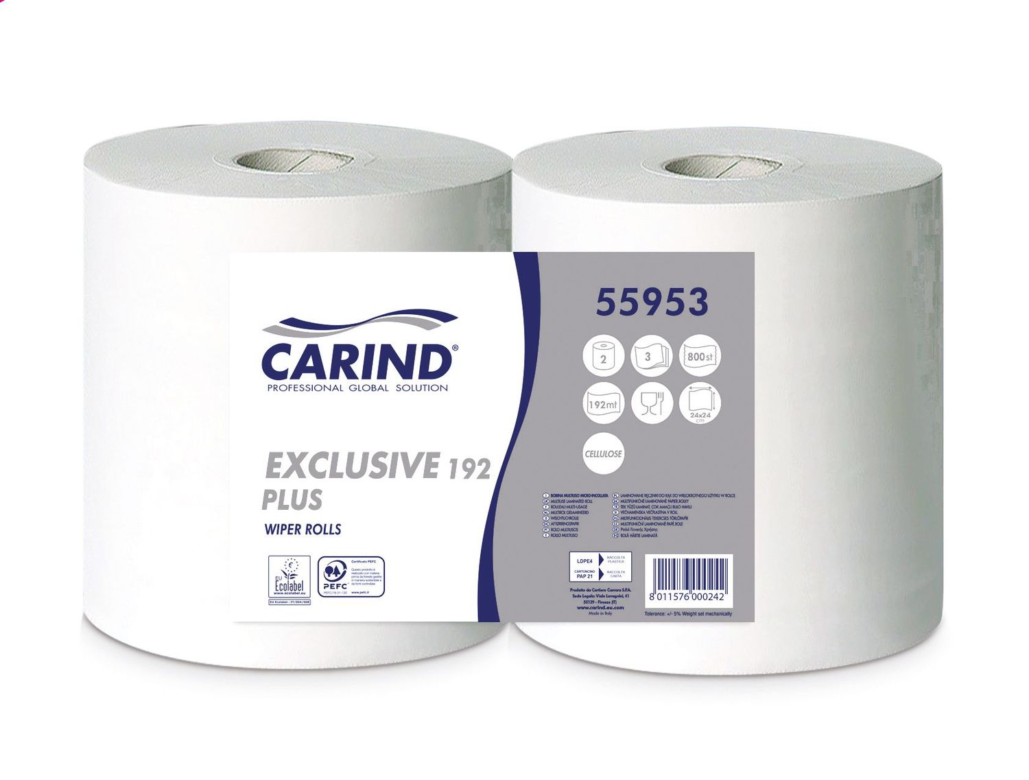 CARTA EXCLUSIVE PLUS 3V LISCIA 2,4KG