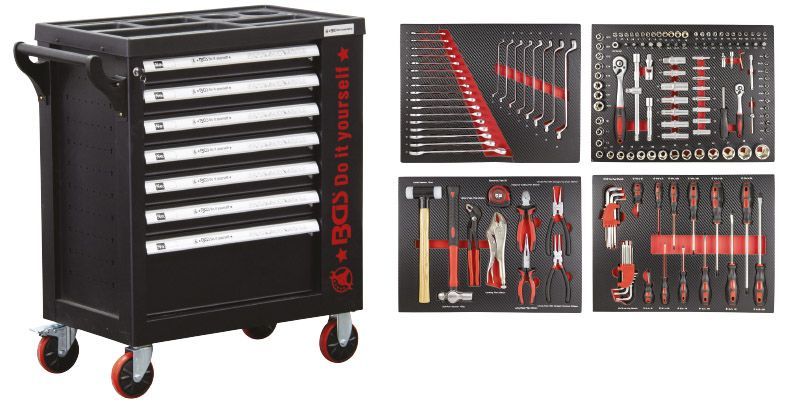 FERMEC CARRELLO FM8506 PORTA UTENSILI 7 CASSETTI CON 172 UTENSILI INCLUSI