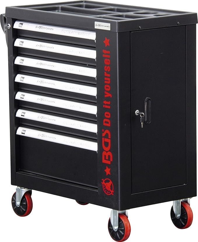 FERMEC CARRELLO BGS6058-1 PORTAUTENSILI 7 CASSETTI COLORE NERO VUOTO