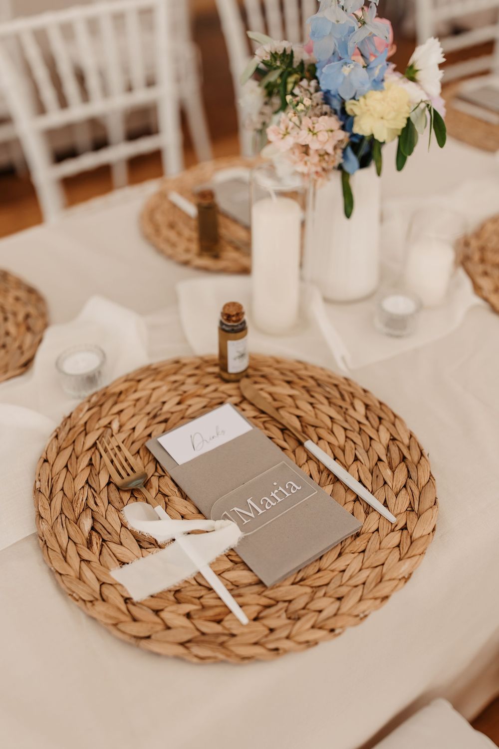 Tischset Wasserhyazinthe