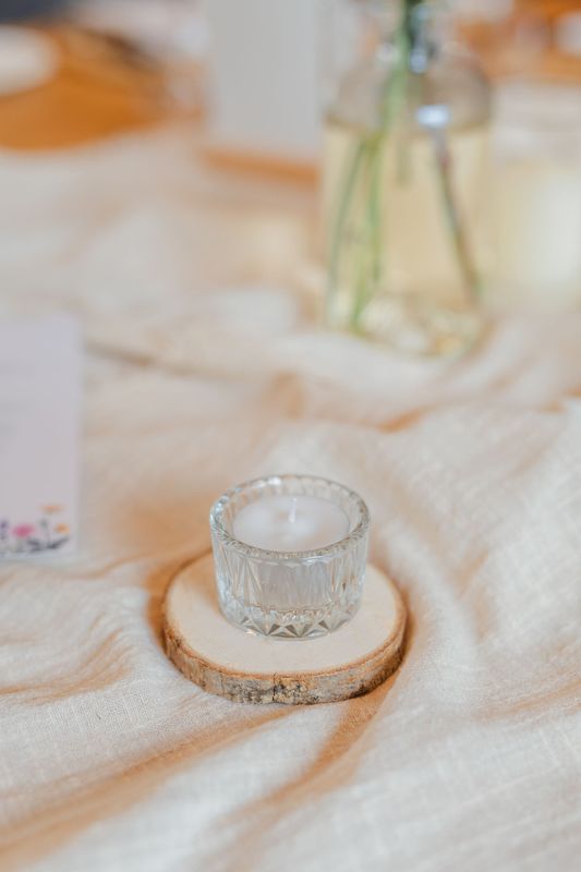 Teelichthalter Klarglas