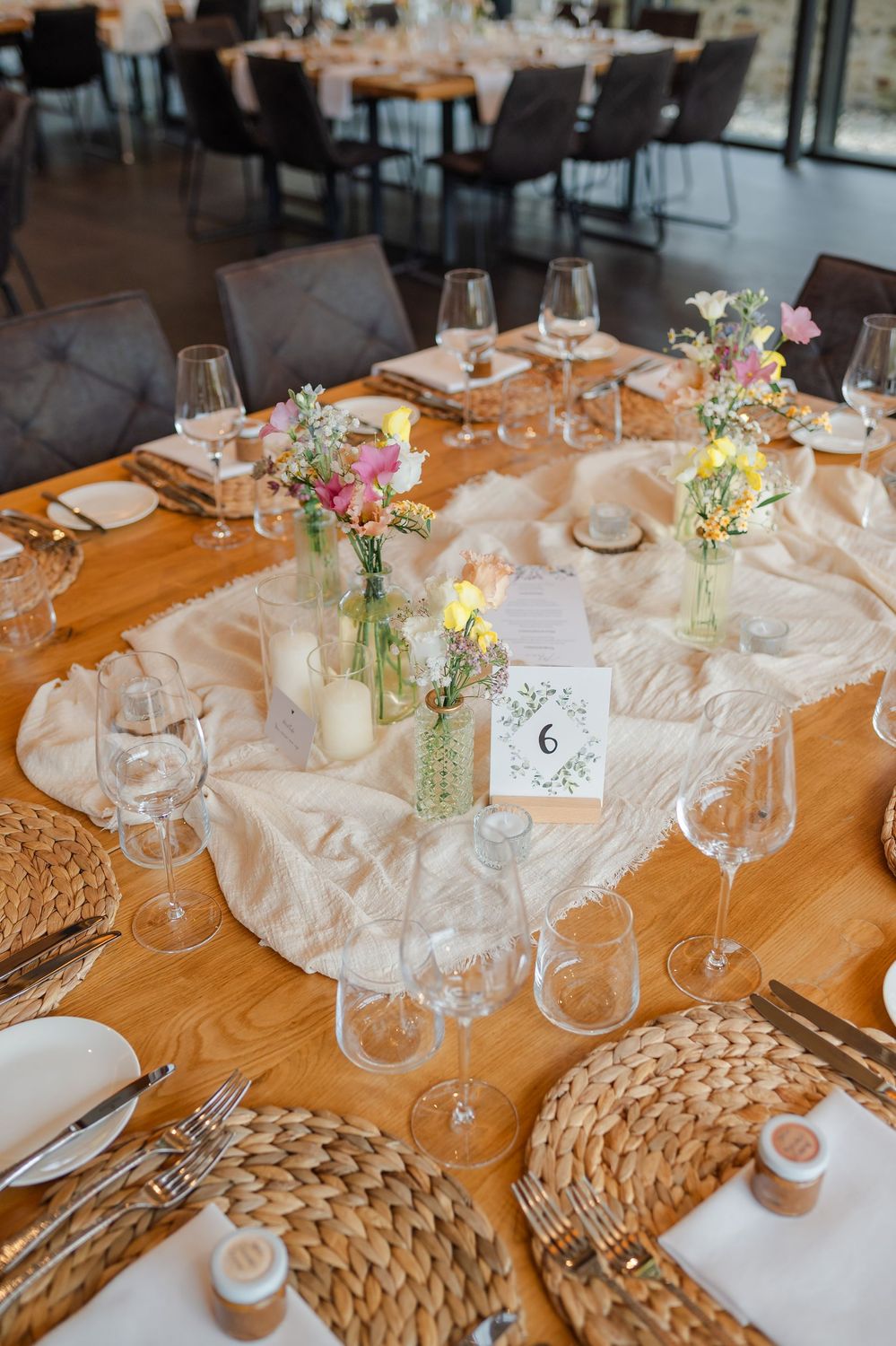 Tischläufer Musselin