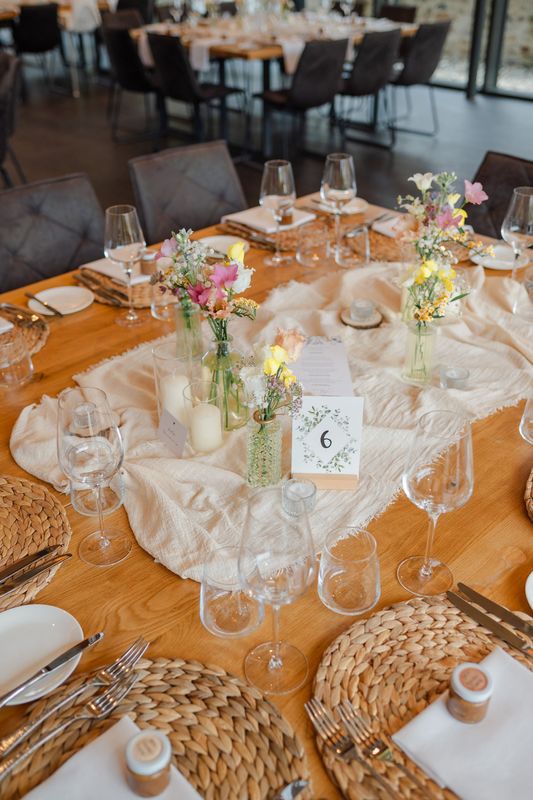 Tischläufer Musselin