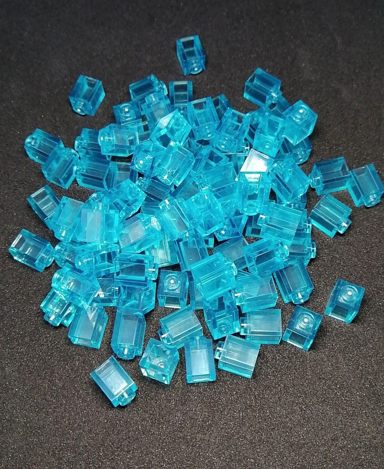 100 x Hellblau Transparent/Trans Light Blue