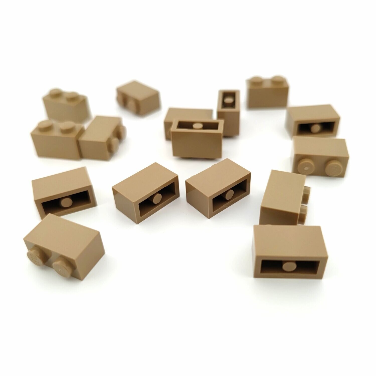 100 x Dunkelbeige/Dark Tan