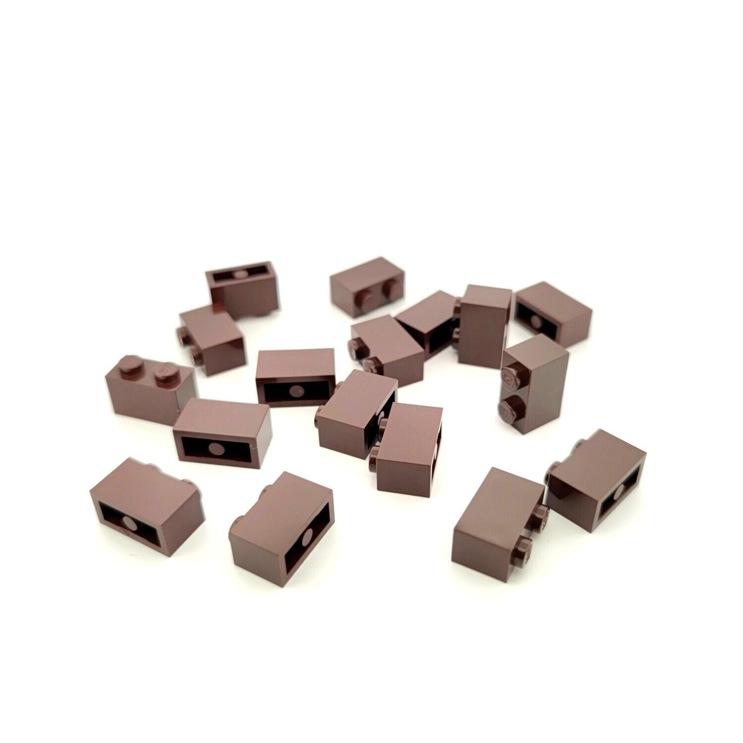 100 x Dunkelbraun/Dark Brown
