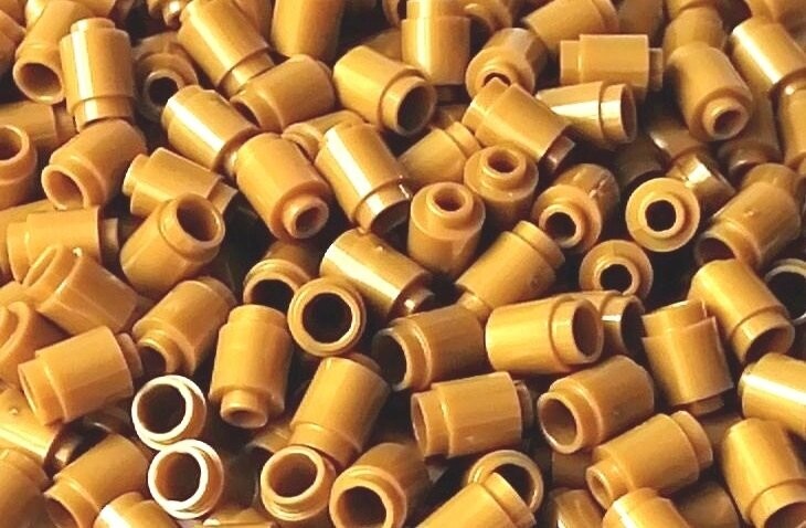 100 x Gold/Pearl Gold