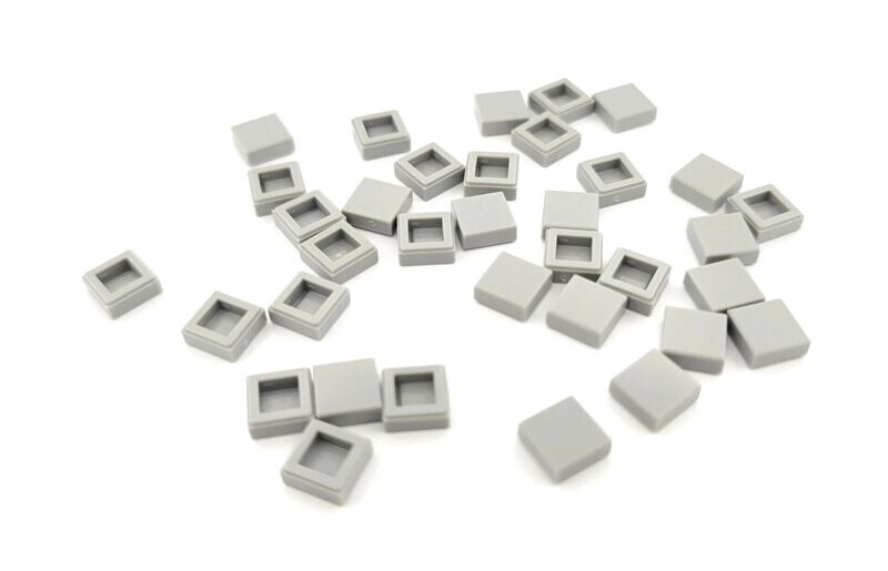 100 x Hellgrau/Light Bluish Grey