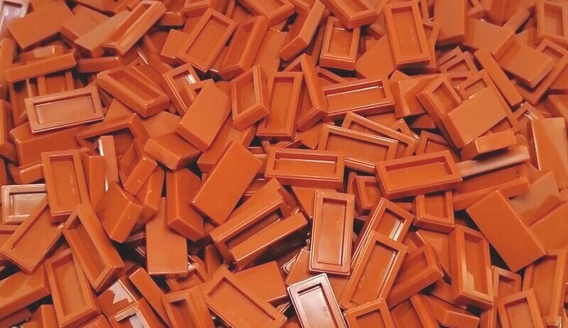 100 x Dunkelorange/Dark Orange