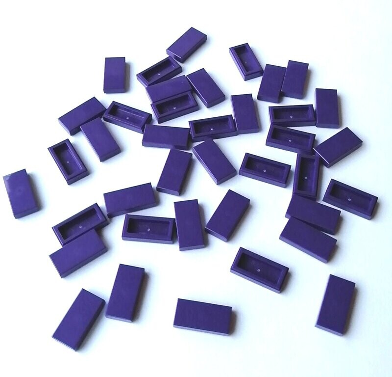 100 x Dunkellila/Dark Purple