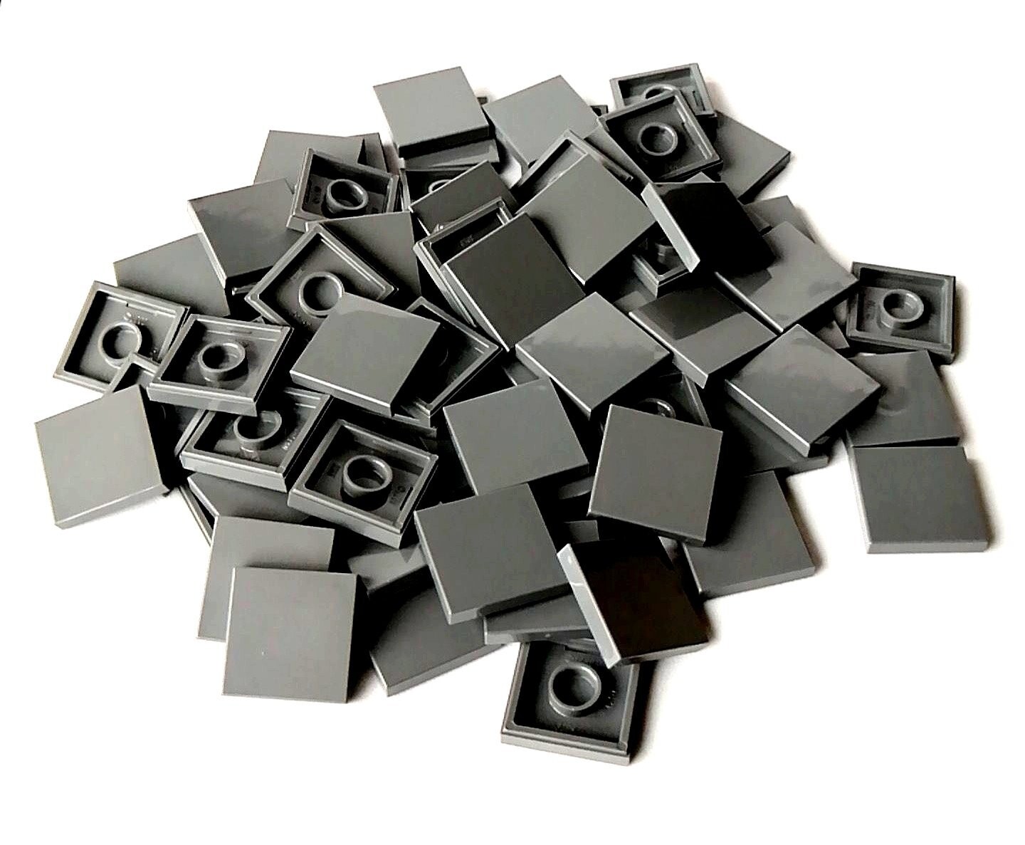 100 x Dunkelgrau/Dark Bluish Grey