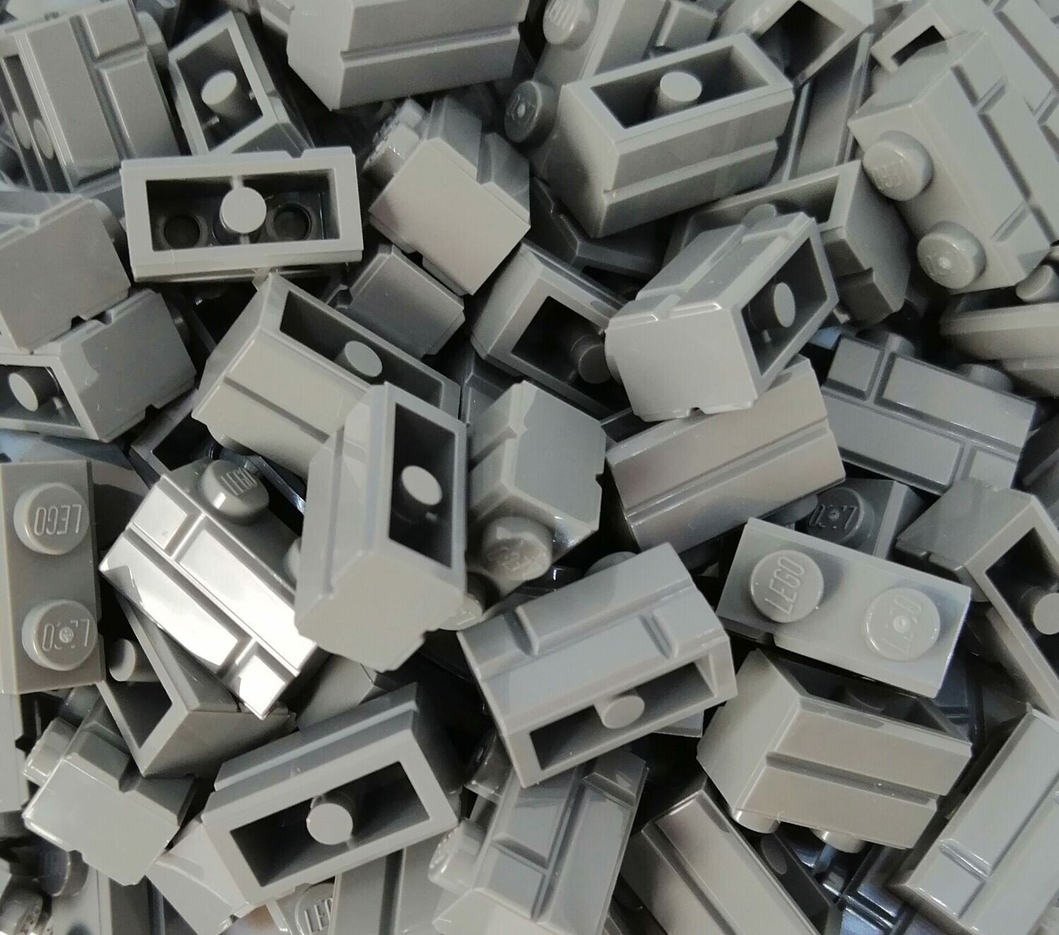100 x Dunkelgrau/Dark Bluish Grey