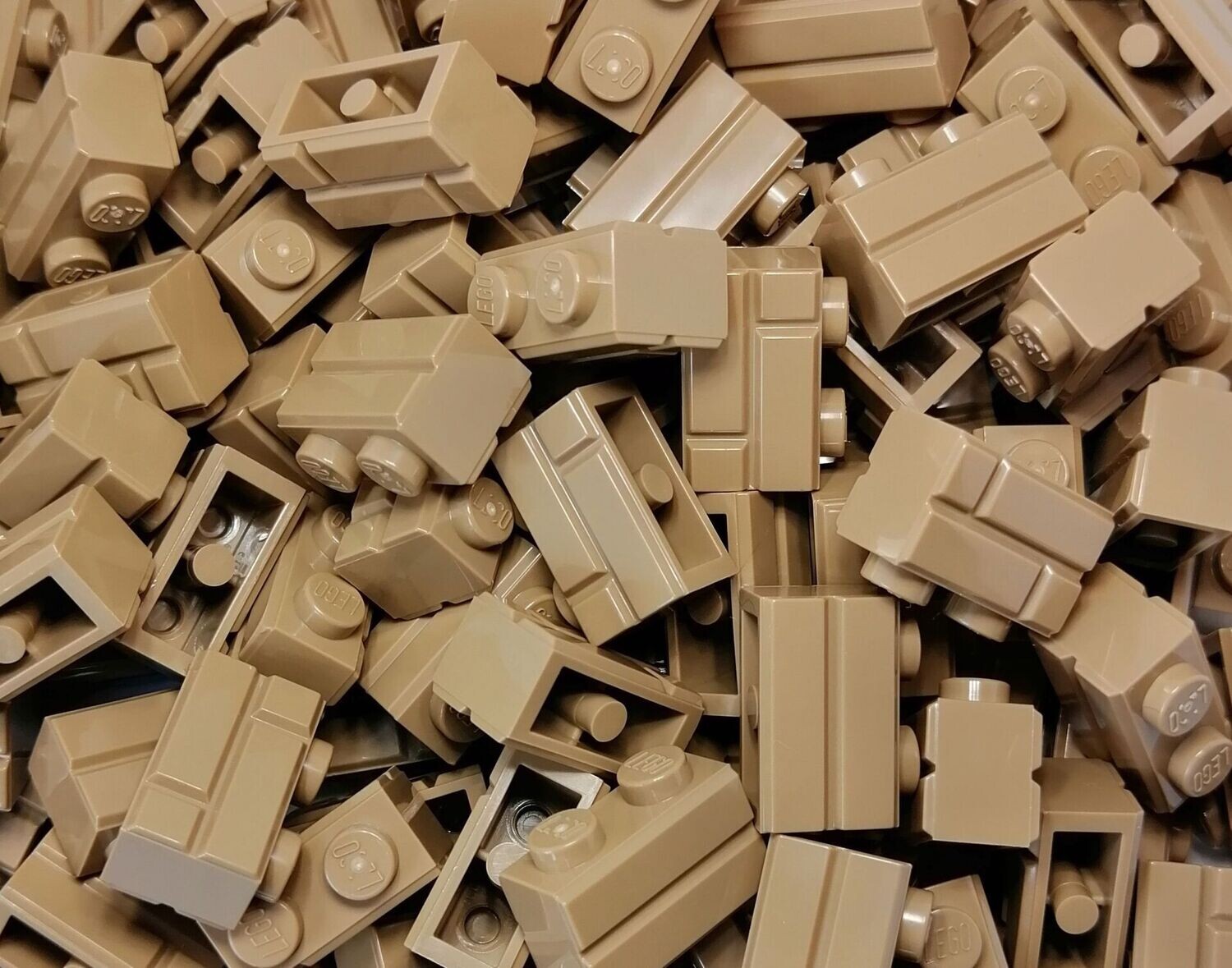 100 x Dunkelbeige/Dark Tan