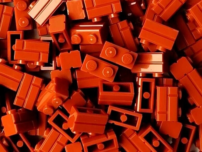 100 x Dunkelorange/Dark Orange