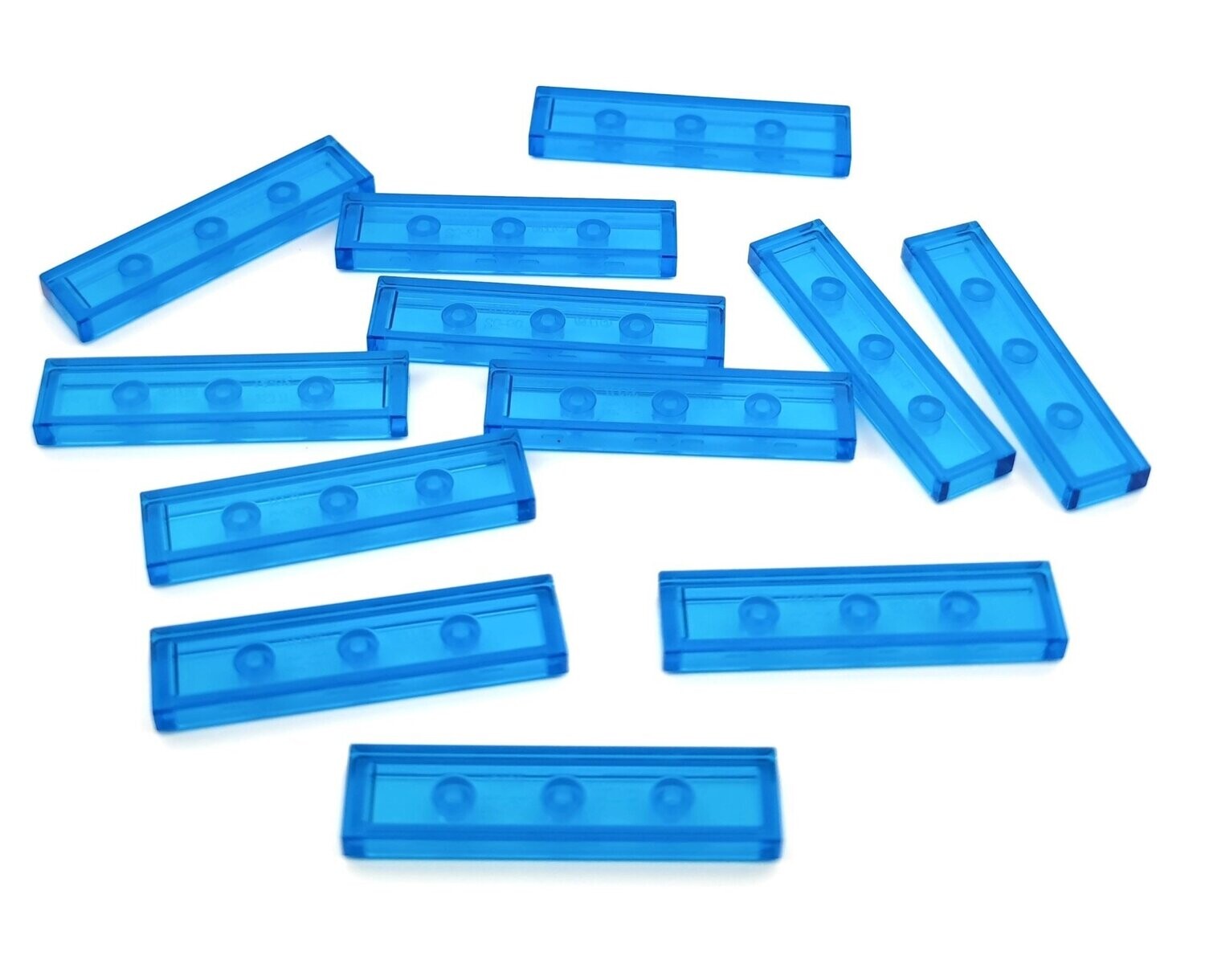 50 x Dunkelblau Transparent