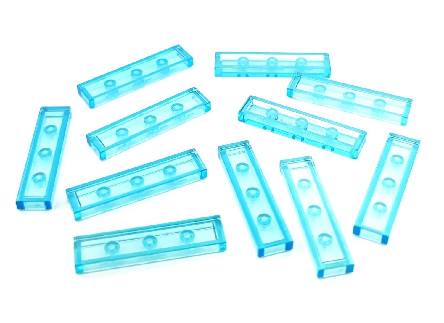 50 x Hellblau Transparent