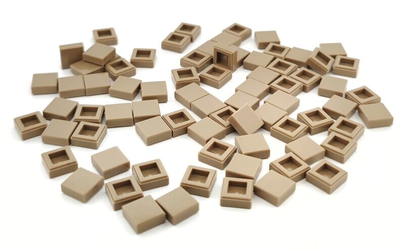 100 x Dunkelbeige/Dark Tan