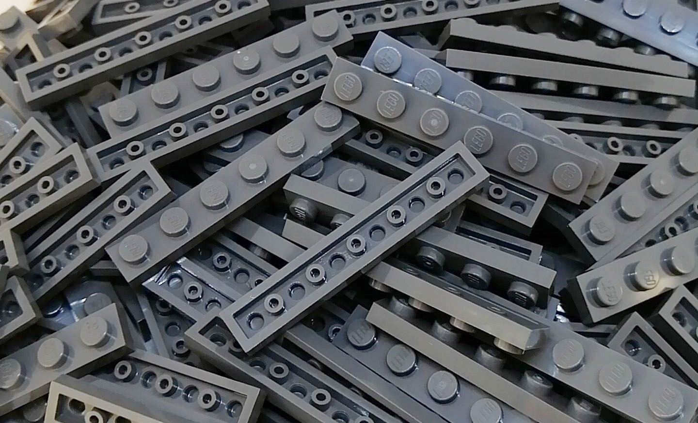30 x Dunkelgrau/Dark Bluish Grey