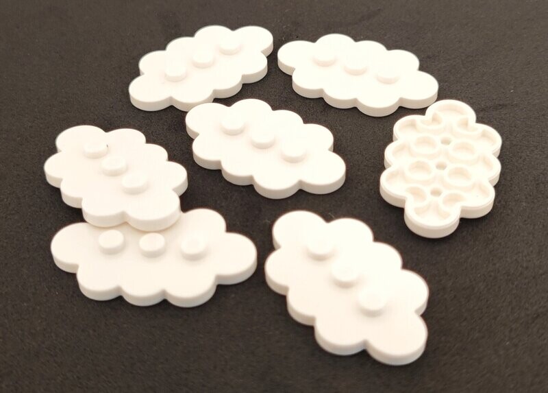 5 x Wolke Weiß