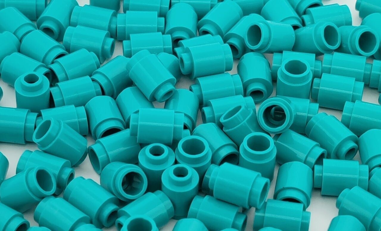 100 x Dunkeltürkis/Dark Turquoise