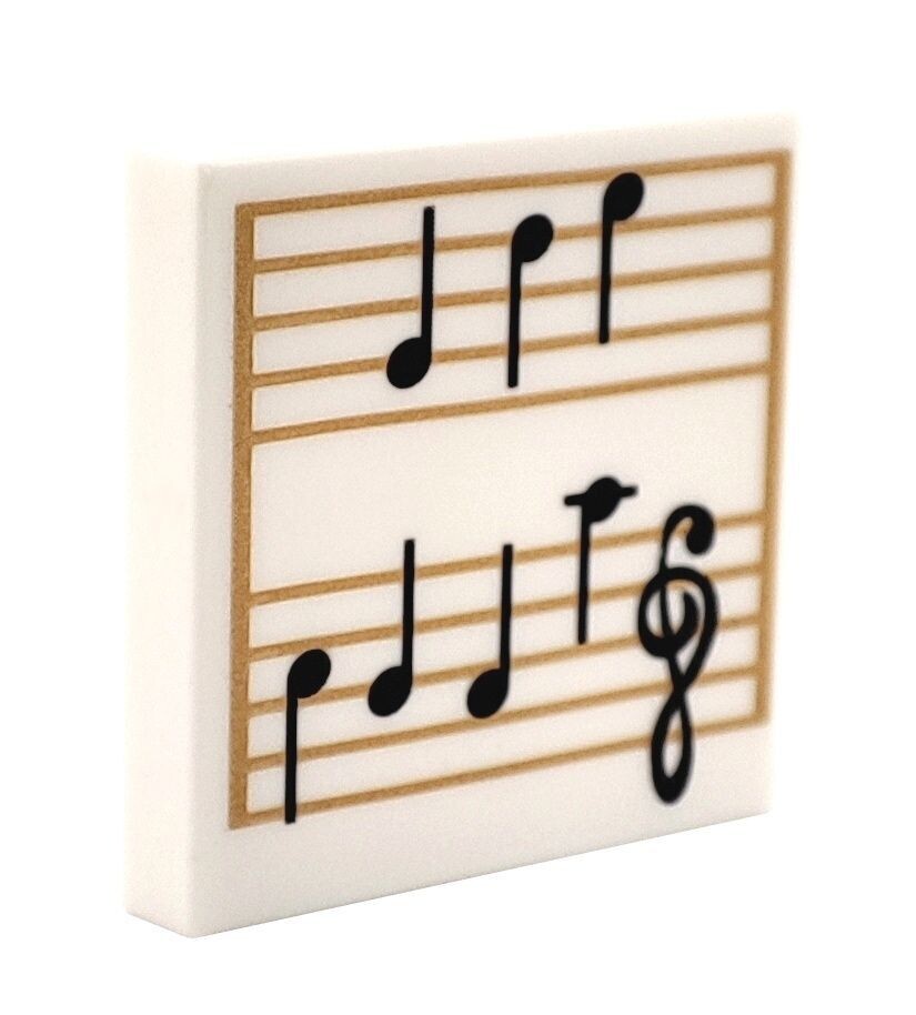 Fliese Musiknoten
